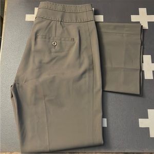 Per Se wool/ silk pants khaki/olive size 0